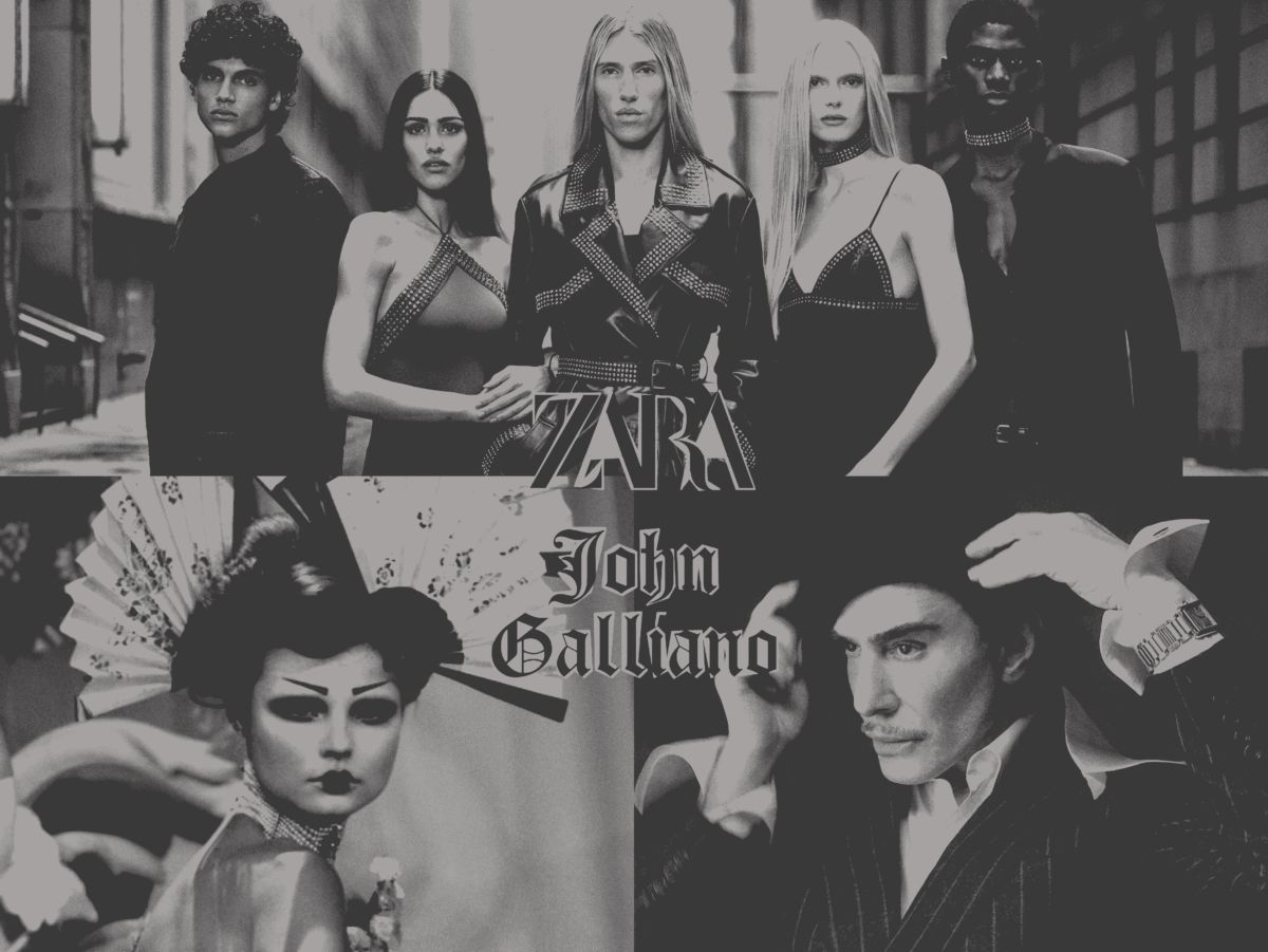 Editorijali Zare i John Galliana, slika dizajnera